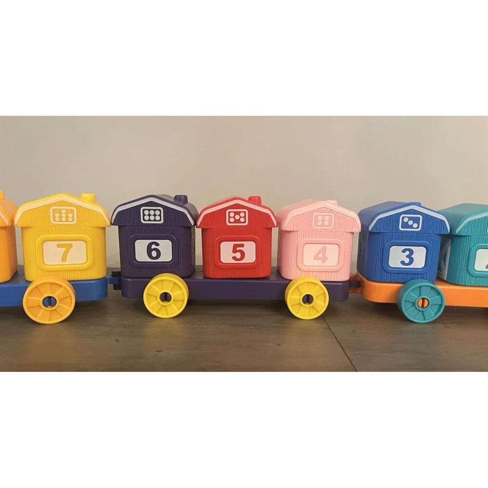 Montessori Animal Train Counting Colors Matching Sorting Toddler 23 Pieces